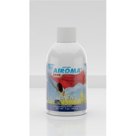 Vectair Systems Vectair Systems AERO-06 Airoma 30-Day Metered Aerosol Odour Control - Linen 3000; Case of 12 AIROMA-LINEN